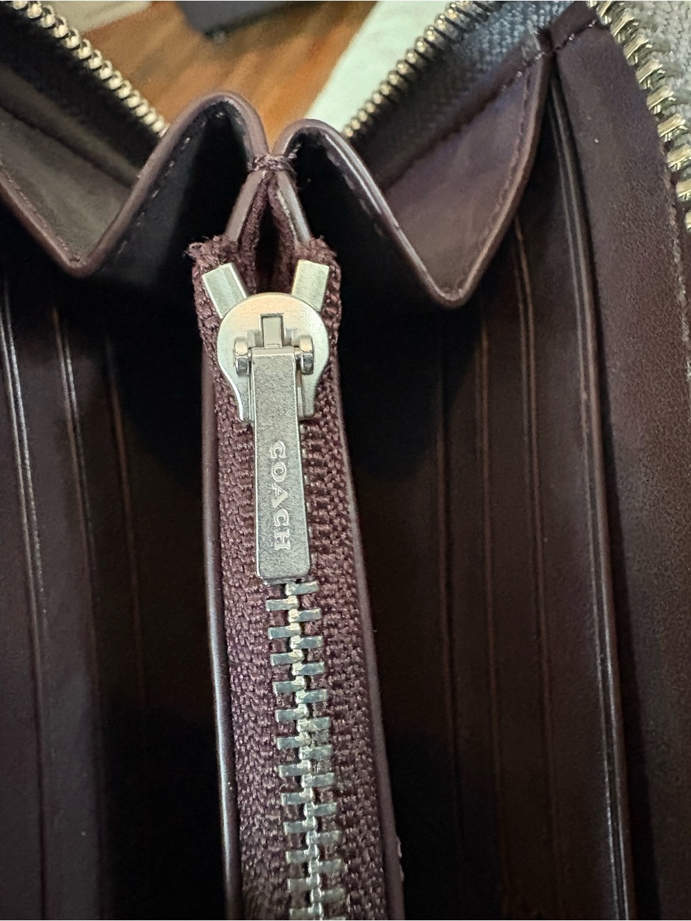 Coach Pebbled Leather Tote & Crossbody in Light Gray - Picture 8 of 9
